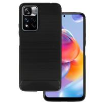 Galinė dėklas telefonui CARBON XIAOMI REDMI NOTE 11 PRO PLUS 5G juodas