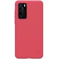 Dėklas telefonui Nillkin Super Frosted Shield Huawei P40 raudonas