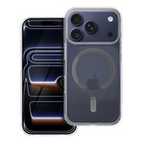 Drop Glue Spalvotas Žiedas Magnetinis Dėklas suderinamas su MagSafe IPHONE 17 Pro pilka