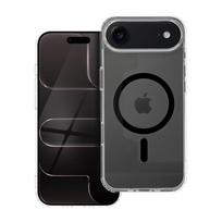Drop Glue spalvingas magnetinis dėklas telefonui, suderinamas su MagSafe, skirtas IPHONE 17 Air, juodas