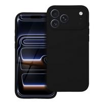 Dėklas telefonui silikoninis 2mm IPHONE 17 Pro Max juodas