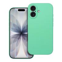 Silikoninis dėklas 2mm telefonui IPHONE 17 mėtinis