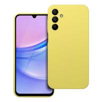 Silikoninis dėklas 2mm SAMSUNG A15 5G / A15 4G citrininis