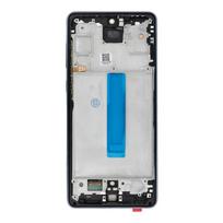 LCD ekranas SAMSUNG A73 A736 SOFT OLED su rėmeliu