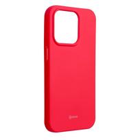 ROAR dėklas COLORFUL JELLY telefonui IPHONE 15 Pro ryškiai rožinis