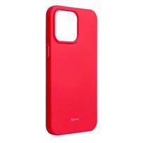 ROAR dėklas COLORFUL JELLY telefonui IPHONE 15 Pro Max ryškiai rožinis