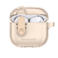 AmazingThing Minimalus ausinių dėklas AirPods 4 – smėlinas