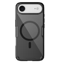 Nillkin Nature TPU Pro magnetinis dėklas telefonui, suderinamas su MagSafe, iPhone 17 Air – pusiau permatomas juodas