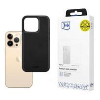 Dėklas telefonui 3mk Hardy Apple Silky Leather MagCase skirta iPhone 13 Pro - juodas