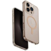 Uniq Clario Magnetinis įkrovimo dėklas iPhone 16 Pro - skaidrus auksas