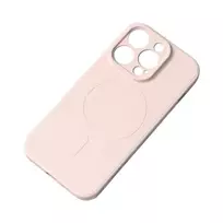 iPhone 16e silikoninis dėklas su MagSafe - rožinis