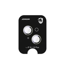 Joyroom JR-MFY0251 apsauginis stiklas iPhone 15/15 Plus objektyvams - geltona