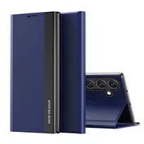 Sleep Case Pro Cover su atvartu ir stovu Samsung Galaxy A56 - mėlynas