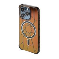 Magnetinis Kingxbar PQY Crack Series silikoninis dėklas telefonui iPhone 15 Pro Max - juodas