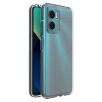 Spring Case gel TPU dėklas su spalvotu rėmeliu Xiaomi Redmi 10 juodas