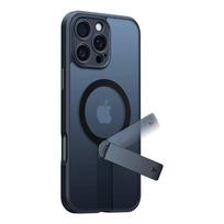 Torras Pstand Spin dėklas telefonui iPhone 16 Pro - juodas