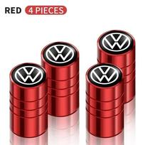Skirta VW Volkswagen Jetta MK5 Golf 4 vnt. Metalinis logotipas Emblema Automobilio padangų vožtuvų dangteliai Volkswagen VW Touran Beetle Golf Passat Jetta Po