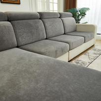 Thiened Elastingas Sofos Užvalkalas Universalus Neslystantis -Atsparus Plu Sofos Dulkių Užvalkalas Modernus Paprastas Dizainas Backrest Cover S smėlis