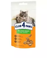 Club 4 Paws skanėstai katėms pagalvėlės su vištiena, 60 g