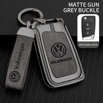 VW odinis automobilio nuotolinio valdymo pultelio dėklas apvalkalas Volkswagen VW Polo Golf 7 MK7 Tiguan Passat Jetta E-golf raktų pakabukas Priedas
