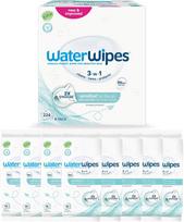 WATERWIPES SENSITIVE+ ON THE GO DRĖGNOS SERVETĖLĖS 8 PAKUOTĖS PO 28 VNT. (224 vnt.)  3-IN-1