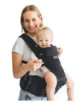 Momcozy nešioklė MOVE2FIT 2IN1 su klubų sėdyne, su tinkleliu (Juoda)
