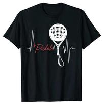 Juokingi Padel žaidėjų sportiniai marškinėliai Vasariniai su grafika Medvilniniai Streetwear trumpomis rankovėmis Teniso treniruočių dovanos Marškinėliai Vyriški drabužiai S