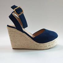 Platforminiai bateliai Moteriški pleišto kulniukai Mėlyni Elegantiški Moteriški vakarėlio bateliai Madingi espadrilės pleišto kulniukas 10cm Dydis 42 36 mėlyna