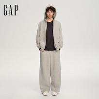 GAP Unisex 2025 Rudens Logotipo Fleece Užlenkiamas Džemperis L