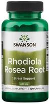 Swanson Rhodiola Rosea Root, 400mg - 100 kapsulių