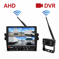 AHD1080P Belaidės 1 parkavimo kameros ir DVR SD 7 colių monitoriaus komplektas 12V/24V