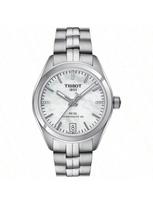 Tissot PR100 Series Automatic Mechanical Women's Watch, 100m Water-Resistant, Ruibao 33mm White Dial, Stainless Steel Case & T101.207.11.116.00 balta