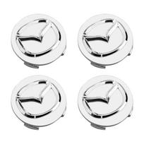 4 vnt./rinkinys 56 mm ratlankio centrinis dangtelis Logotipas Stebulės dangtelis Ženklelis Emblema Automobilio Aksesuarai Mazda 2 3 4 5 6 7 8 323 626 CX-3 5 8 MX-5 30 RX-8 juoda