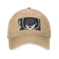 Junji Ito Tomie Cartoon Denim Cap Casual Baseball Caps Adjustable Hat Summer Unisex Baseball Hats One Size