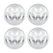 VW Naujam 4 vnt. 56/60/65/70/75 mm Automobilio ratlankio centrinės dalies gaubteliai Lipdukas Ženklelis Volkswagen VW B5 GTI Golf 5 7 Caddy Passat b6 Tigua 56mm