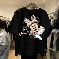Disney pelės Minės marškinėliai moterims vyrams medvilniniai trumparankoviai viršutiniai drabužiai su grafika vasariniai laisvalaikio viršutiniai drabužiai 2026 m. vintažiniai animaciniai Y2k drabužiai S