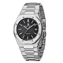 Pagani Design Made in SEIKO NH35 Royal Oak Automatic with Suitable for Dress Stainless Rubber Sapphire Perfect for PAGANI DESIGN Men's Watch, Japan, juoda