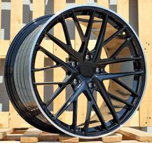 Ratlankis RACINGLINE B5541 R21x9.5 5x130 ET 71 CB 71.6 (Black Polished Lip) (800 kg)