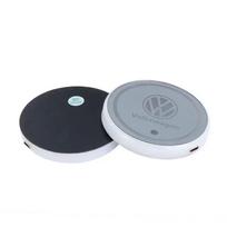 For VW New 2PCS Volkswagen 7-Colors Ambient Light Car Water Coaster for VW Golf 6 7 MK4 TSI TDI Magotan B5 B6 B7 GTD Touareg P