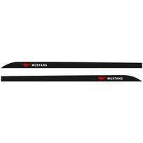 2Pcs Car Door Side Skirt Car Body Decal fashion Carbon Fiber Stickers For Ford Mustang Zapatillas Miniatura Gt Shelby 2005 2015 Mujer 2012 2006 Ford