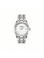 This Tissot Couto series quartz-movement calendar watch women stylish simple, suitable business, sports, formal occasions. Rui T035.210.11.011.00 balta