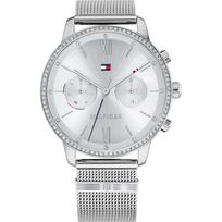 Tommy Hilfiger Blake Sidabrinė Nerūdijančio Plieno Tinklelio Apyrankė Moteriškas Kvarcinis Laikrodis 1782301 sidabras