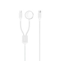 Belaidis įkroviklis XO (CX030) Apple Watch 2in1 baltas