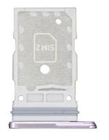 SIM kortelės laikiklis Samsung S918 S23 Ultra Dual Lavender originalus (service pack)