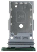 SIM kortelės laikiklis Samsung S911/S916 S23/S23 Plus Dual Green originalus (service pack)