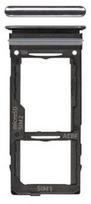 SIM kortelės laikiklis Samsung A525/A526/A528/A725/A726 A52 4G/A52 5G/A52S 5G/A72 4G/A72 5G Black originalus (service pack)