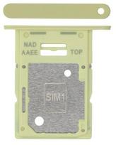 SIM kortelės laikiklis Samsung A155 A15 4G Yellow originalus (service pack)