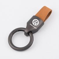 VW Metaliniai/Odiniai Automobilio Stiliaus Automobilio Emblemos Raktų Pakabukai VW Volkswagen Golf Polo Passat Touran Jetta Raktų Pakabukų Žiedai Automobilio Aksesuarai oranžinė