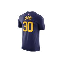Jordan NBA Golden State Warriors Stephen Curry Statement Edition T-shirt Dark Blue/Yellow Men Streetwear DV5772-422 XXL