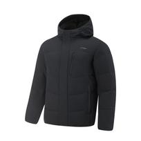 Li-Ning Fitness Series Warm Windproof Water-Resistant Hooded Down Jacket Men Jackets AYMV153-1 XXL